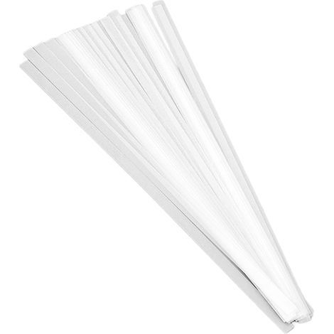 25 bandes de finition dentaire en plastique souple pour polissage abrasif blanc (1/5)