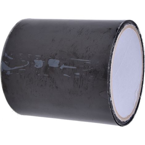 Ruban adhésif étanche haute adhérence pour réparation tuyaux PE, largeur 10cm, noir/blanc/transparent, noir (1/3)
