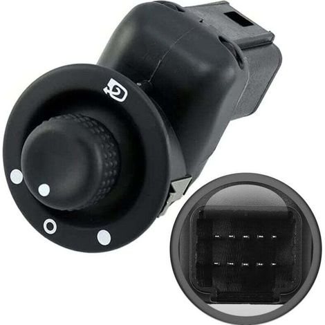 Bouton rétroviseur Renault Réglage miroir extérieur Interrupteur rétractable, 8200676529/8200214921 Propriétaires Clio 3/4, Scenic, Captur, Modus (1/4)