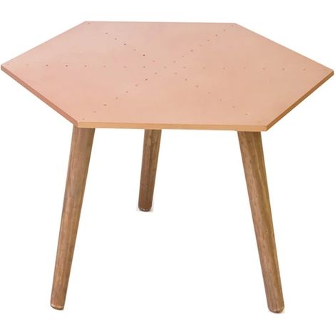 Mesa auxiliar cobre 35x50x50 cm