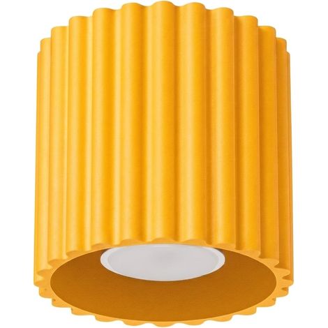 SOLLUX SL.2413 Plafón AURA 1 amarillo GU10 - ref: SL.2413 (1/2)