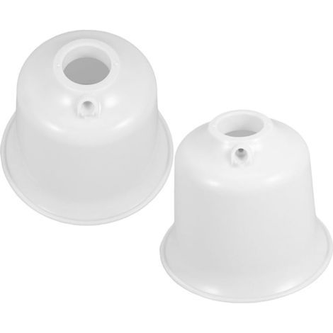 2 Pièces Ceiling Fan Canopy Covers Cone-shaped Decorative Dust Prevention Plates With Easy Installation For Fan Replacement And Maintenance (1/5)