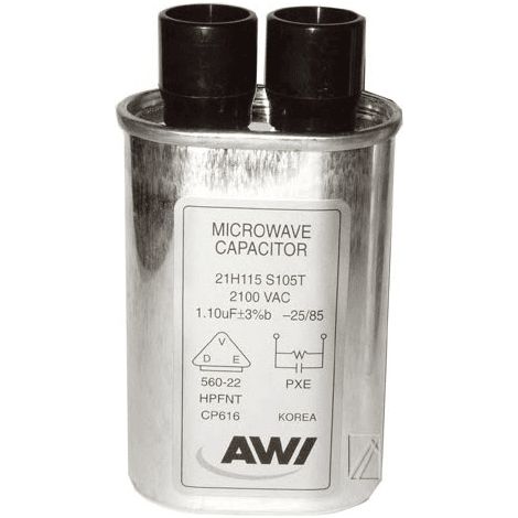 CONDENSATEUR 1,1UF-2100V pour MICRO ONDES FAGOR - 75X2706 (1/2)