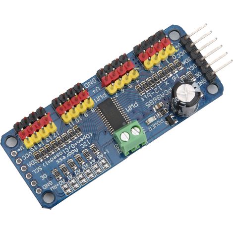Module Contrôleur Moteur PWM 16 Canaux PCA9685 avec Interface I2C pour Bras Robotique (1/5)
