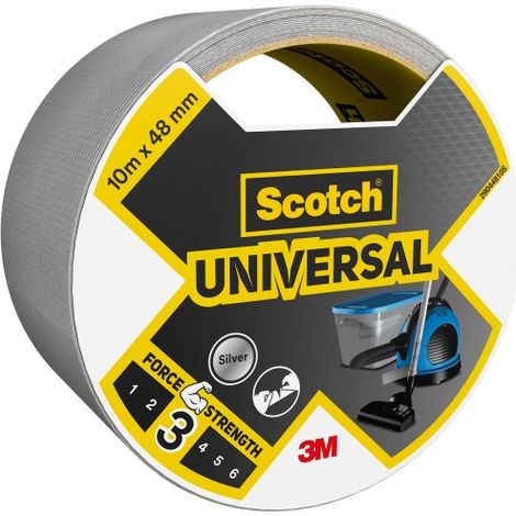 SCOTCH Adhésif de réparation SCOTCH Universal, une face L.10 m x l.48 mm gris (1/5)