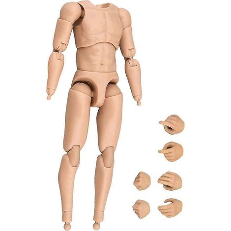 Figurine articulée masculine à l'échelle 1/12 (12 cm), articulations amovibles pour la création artistique et le dessin. (1/5)