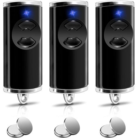 868,3 MHz Ouvre-porte de garage pour émetteur à main Hörmann BS, 3 pièces pour HSE-4-868-BS, HSE2-868-BS, HS4-868-BS, HS1-868-BS, HSS4-868-BS, HSP4-868-BS, 2 canaux (1/5)