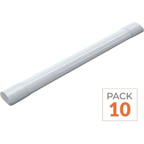 Réglette LED 120cm 30W IP40 (Pack de 10) - Blanc Neutre 4000K - 5500K - SILAMP