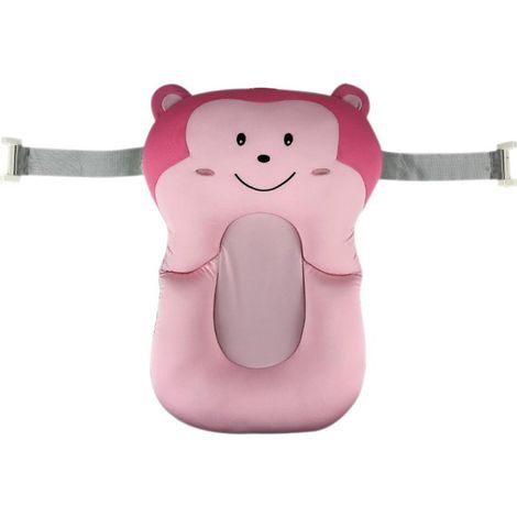 Tapis de bain bébé singe mignon flottant coussin de bain antidérapant pour nouveau-né (1/5)