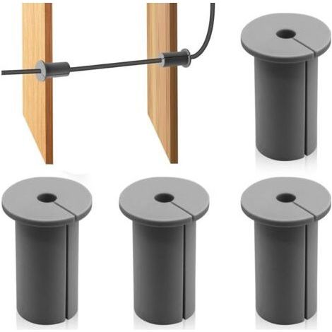 4 Pieces Starlink Cable Management Kit, Wall Cable Grommets, Wall Cable Hole Cover Compatible with Starlink Bracket to Protect Cords for 1" Wall Hole (1/5)