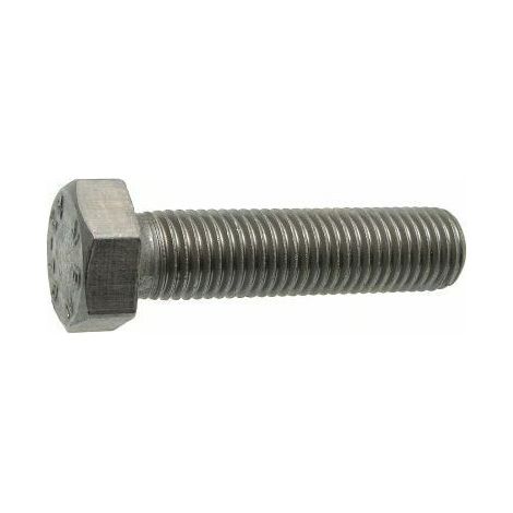 Vis à métaux tête hexagonale, entièrement filetée (TH) inox - Longueur: 10 - Qualite Inox: A4 - Diamètre: 10