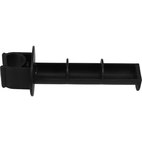 Porte-papier toilette - plastique - noir - pour salle de bain (1/5)