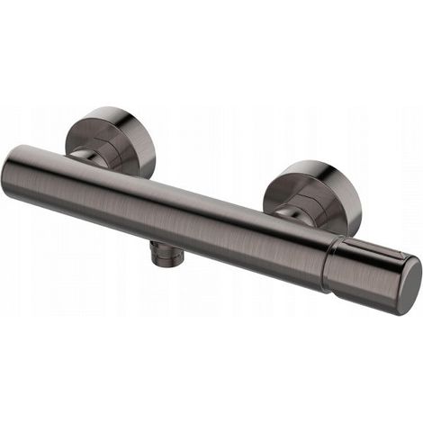 Robinet de douche mural Pretto Graphite (1/2)