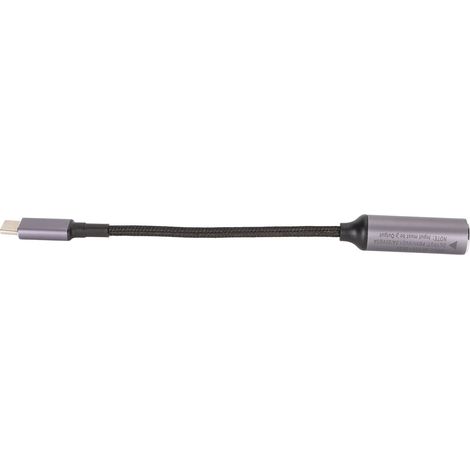 Câble de Charge USB-C 6.3x3.0mm 100W Nylon pour Ordinateur Portable, Tablette et Smartphone (1/5)
