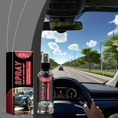 Autoglas-Beschichtungsspray, Windschutzscheiben-Entfeuchtungs- und Reinigungsspray für Regentage – 100 ml -- DE (1/5)
