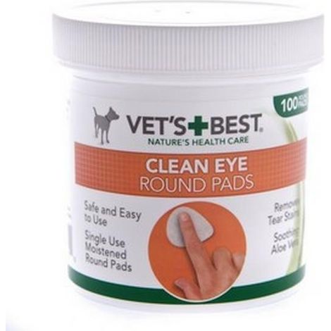 Vets Best Eye Pads for Dogs Display Unit x 100 pads PK6 - 234212