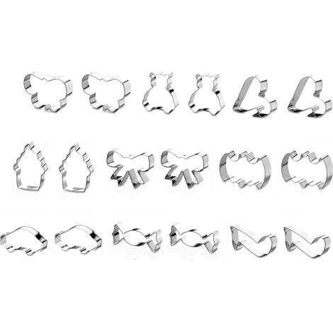 Juego de 18 cortadores de galletas, 9 formas, TADAR 2924 (1/5)
