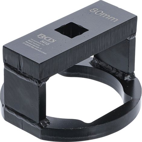 Clé de boulon/bouchon d’essieu arrière BGS pour essieux BPW, 80 mm (1/3)