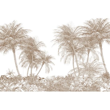 Papier peint panoramique - Forêt Tropicale - 130 cm x 87 cm (1/2)