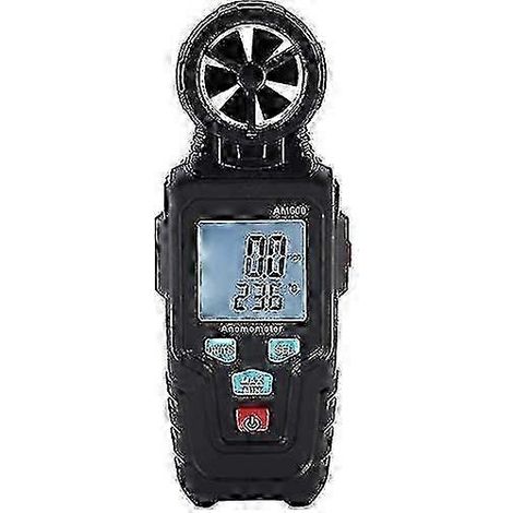 2026 Anemometer Tools, AM600 Anémomètre/thermomètre numérique sensible avec écran LCD rétroéclairém24 (1/5)