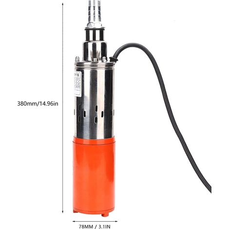 1-Zoll-12-V-Gleichstrom-Schraubenpumpe, 1,2 Kubikmeter, 30 Meter Förderhöhe, Hochleistungs-Solarwasserpumpe (1/5)