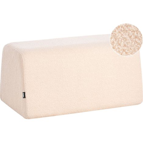 Pouffe SINCLAIR Boucle Beige (1/5)