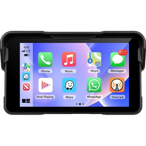 Motorradmonitor, kabelloses CarPlay, IP68 wasserdicht, mit TPMS (1/2)