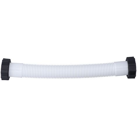 Tuyau de rechange pour pompe de piscine Intex 1,5 po de diamètre Tuyau de remplacement pour piscines hors sol Blanc 0,4 m / 1,3 pi