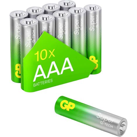 GP Super Pile LR3 (AAA) alcaline(s) 1.5 V 10 pc(s) V531363 (1/4)