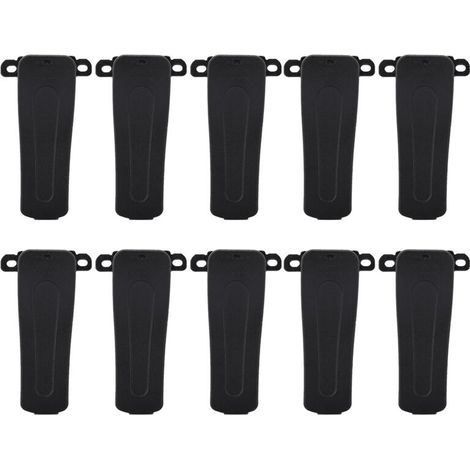 10 pièces Clip Ceinture Original H777 pour Talkie-Walkie Baofeng BF-888S BF-666S BF-777S Retevis H-777 (1/5)