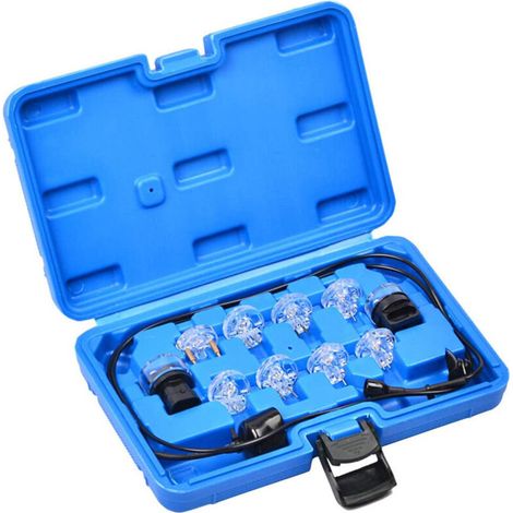 Kit di 11 spie di test per iniettori di carburante elettronici, tester per iniettori A (1/5)