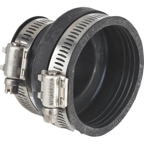 Raccord EPDM BIOTEN Ø60-40 prise d'air – Conduit étanche pour appareil à granulés – Système concentrique individuel d'évacuation des fumées (1/2)