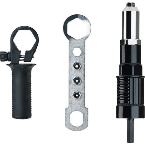 Adaptateur de pistolet à rivet Rivet Electrique Écrou à main professionnel pour perceuse sans fil, ensemble d'insert (1/5)