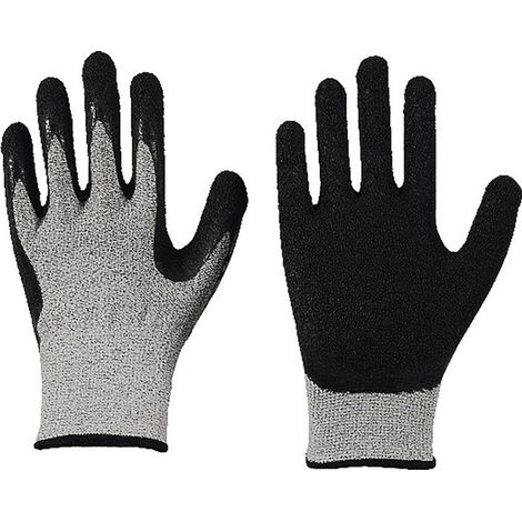 Guantes resistentes a cortes Solidstar 1443 Talla 10 gris / negro EN 388 PSA II 12 PA (Paquete de 12)