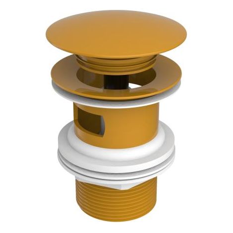 DESAGÜE UNIVERSAL TAPÓN DIÁMETRO 65MM AMARILLO MIEL