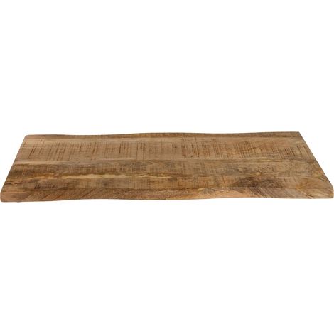 Tischplatte Baumkante Mango massiv 60 x 40 cm CURTIS (1/5)