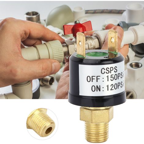 Pressostat robuste pour compresseur d'air 120-150 PSI (1/5)