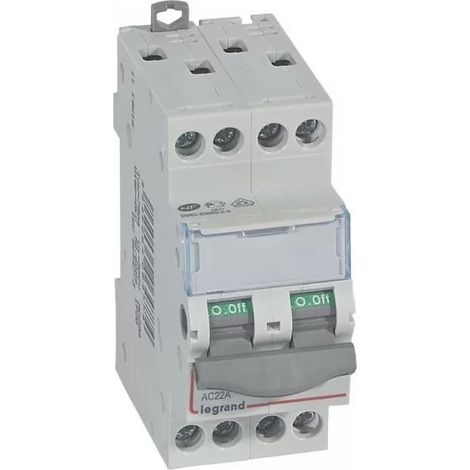 Legrand 406477 DX-IS head disconnect switch - screw/screw - 4P 400V 20A 2M