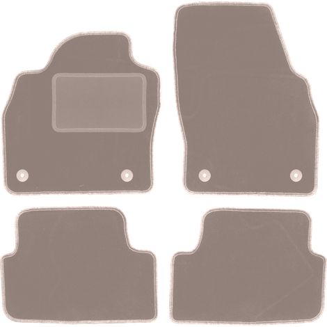 Alfombrillas de terciopelo para Audi A1 II (GB) hatchback (2018-) beige (1/5)