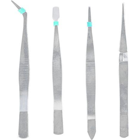 [JAMAIS UTILISÉ] Ensemble de pinces à pointe pointue en acier inoxydable Outils de serrage électroniques pour travaux de précision (1/4)