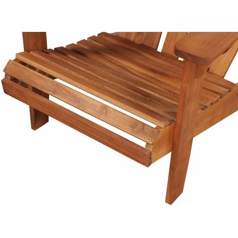 vidaXL Silla de jardín Adirondack de madera de acacia maciza (1/2)