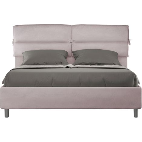 Letto Matrimoniale 160x190 cm Senza Rete Nandy Glicine (1/5)