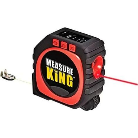 Ruban mètre numérique 3 en 1, corde à mesurer, roller et laser – DELKEVIC