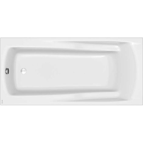 Cersanit Zen - Vasca da bagno 190x90 cm, piedini di supporto inclusi,bianco S301-223