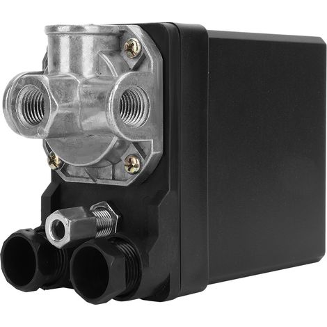 Pressostat vertical triphasé 380 V à 4 trous G1/4" pour compresseur d'air (1/5)