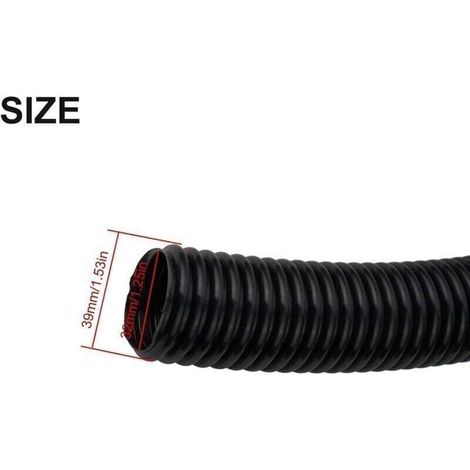 Tuyau d'extension universel extra long pour aspirateur - 32 mm - Tuyau ondulé universel extra long pour aspirateur (2 mètres) (1/4)