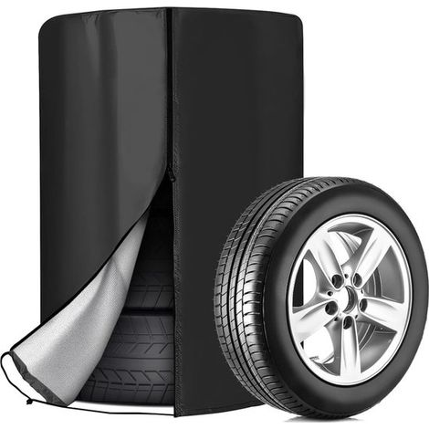 Borsa porta pneumatici universale Allecto Plus per proteggere gli pneumatici dell'auto, impermeabile e antipolvere, per pneumatici da 18-22 pollici, borse porta pneumatici per auto, copri pneumatici (1/5)