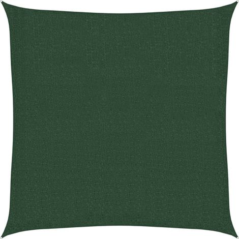 Maison Exclusive - Vela Parasole 160 g/m² Verde Scuro 3x3 m in HDPE