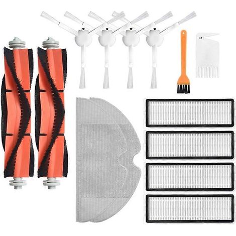 Brosses principales, filtres et brosses latérales pour robot laveur de sols Mijia 1C - Pièces détachées