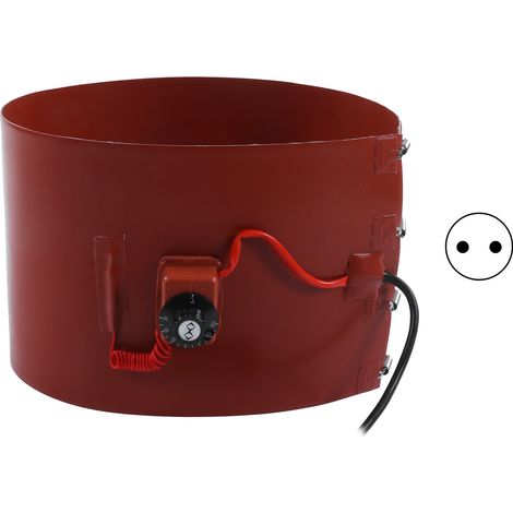 Tambour chauffage 1200W Oil Silicone Couverture de chauffage électrique avec équipement de manutention du thermostat Plug 220V (1/5)
